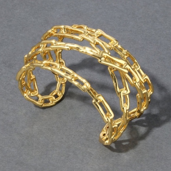 Alexis Bittar Chain Link Cuff Bracelet - Picture 1 of 11